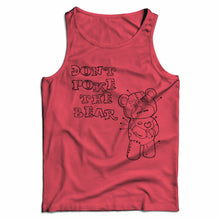 Load image into Gallery viewer, DON'T POKE THE BEAR Vintage Triblend Tank Top
